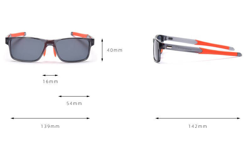 Silicone Nose Pad 139MM TR90 Sunglasses Bicycle Windproof UV400 Sport