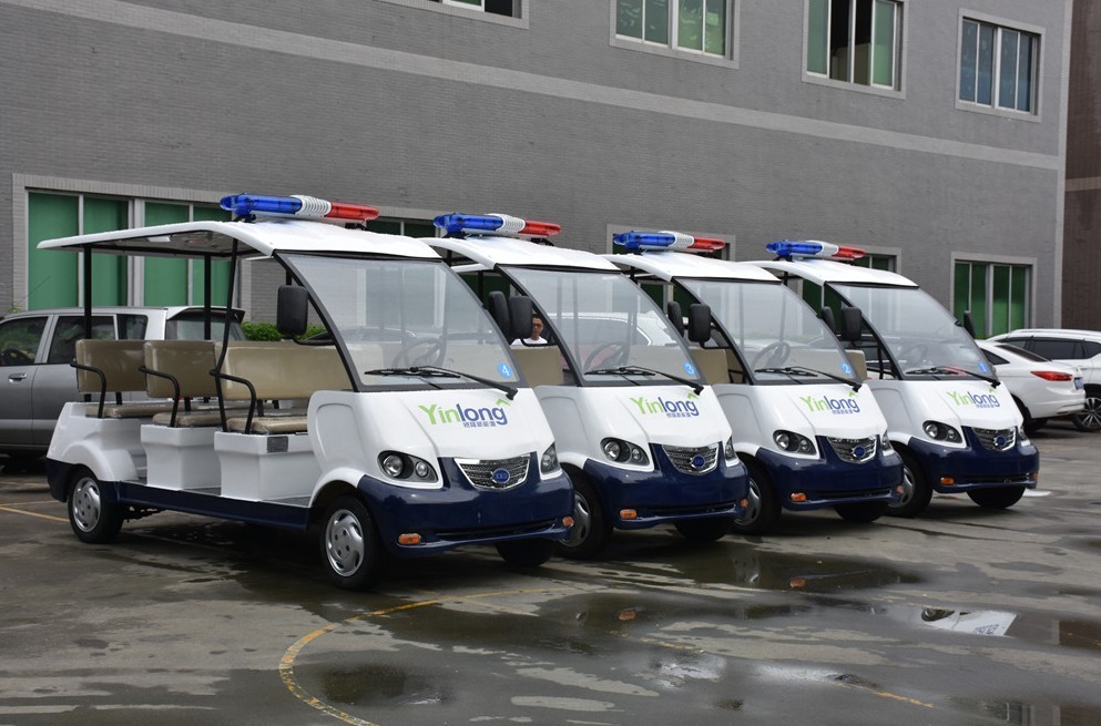 4 Seater Police Electric Security Patrol Vehicles 48V 4KW DC System