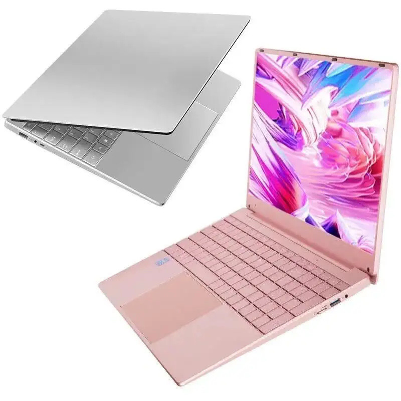  OEM ODM 15.6&quot; Laptop Computer , Rose Gold PC Laptop With Backlit Keyboard Manufactures