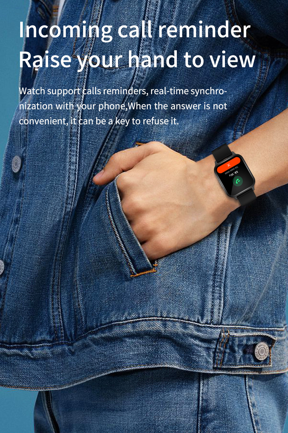BLE5.0 1.7 Inch Fitness Tracker Smart Watch 280MAH Ip68 Reloj Q18