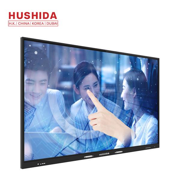 Infrared 65 Inch Interactive Touch Screen Monitor 4mm Tempered Glass Built In