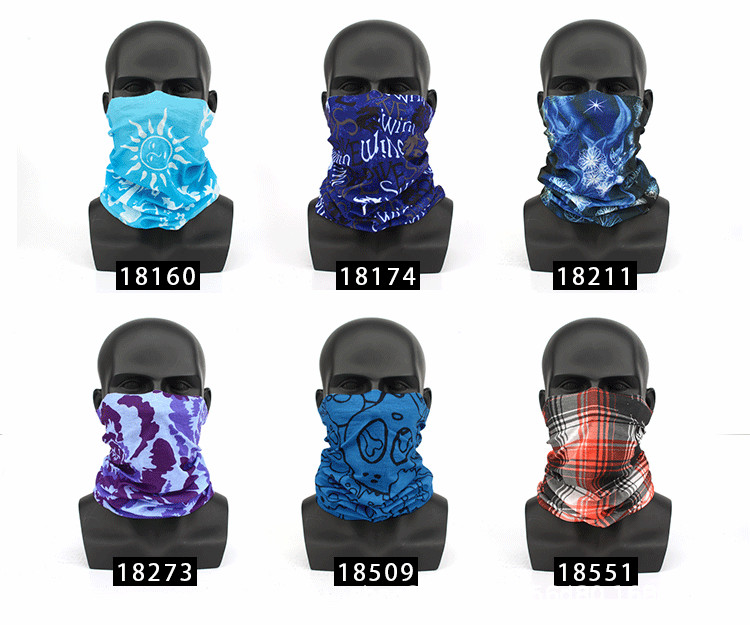 Magic bandana/ promotion gift Multi functional bandana/seamless scarf/Multi Function Colorful Design Neck Tube