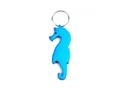 Marine Aluminum hippocampus Keychain Bottle Opener, anodized color Saxophone