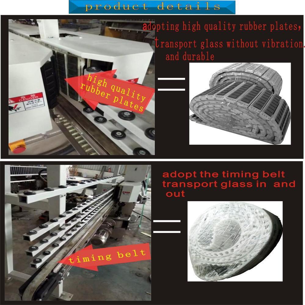 Vertical 8 Motors Glass Shape Edging Polishing Grinding Machine
