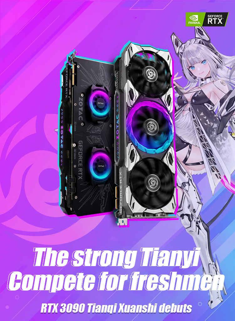 DirectX 12 Game Graphics Card GeForce RTX 3090 24G6X Apocalypse OC Graphics Card