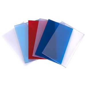 Scratch Resistant Hard Coated clear / Transparent Solid Polycarbonate Panels /