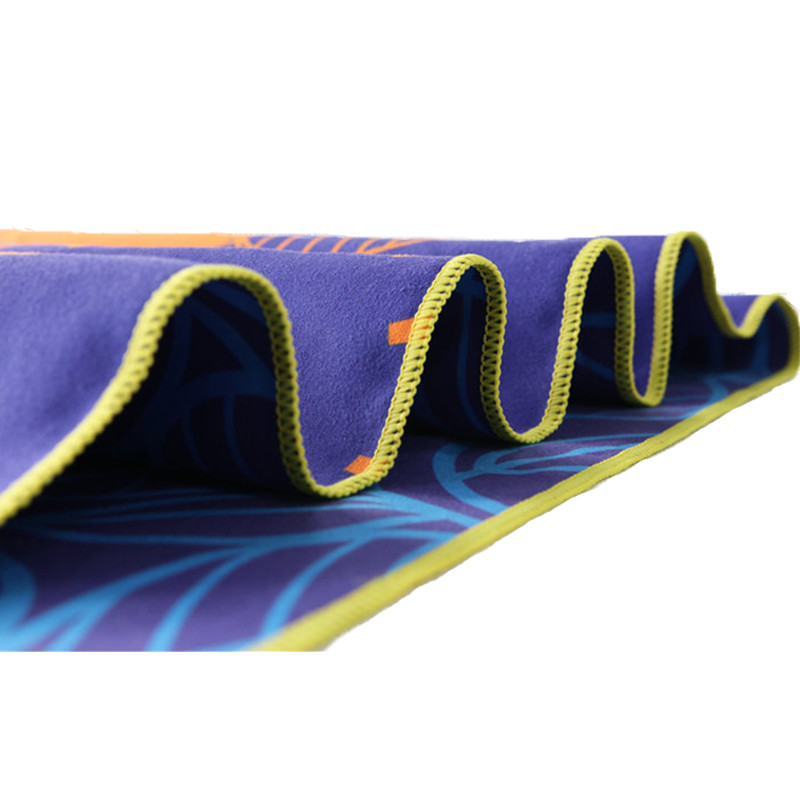 Recycled Microfiber Suede Waffle Basketball Soccer Beach Towel Double Side Print