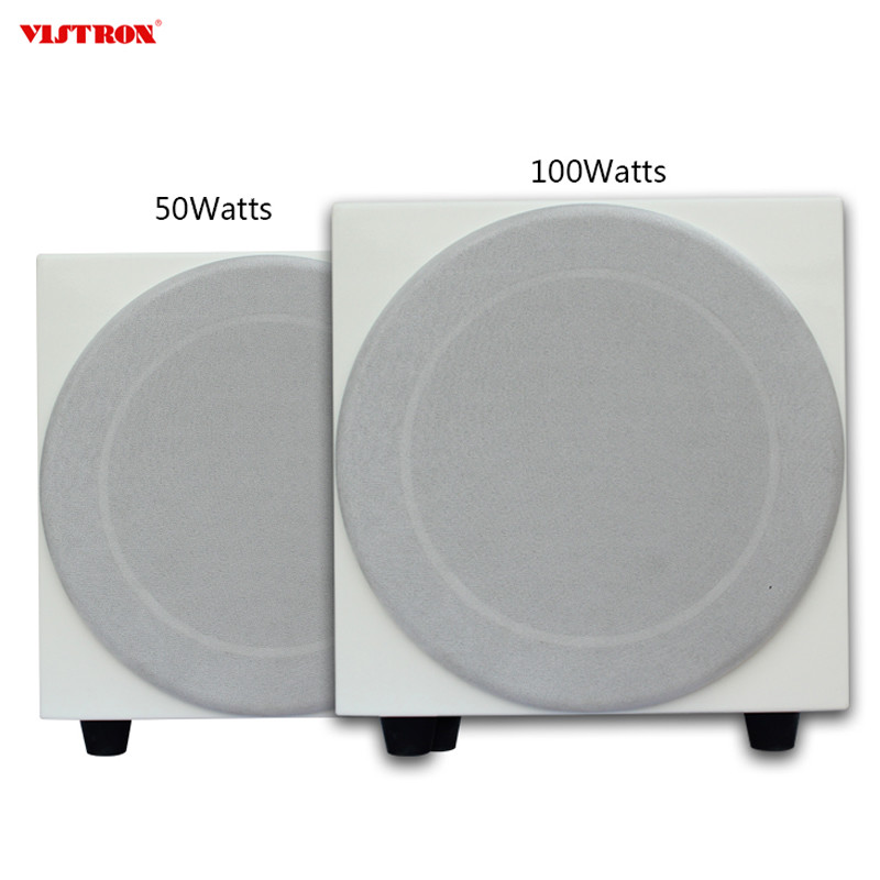 Compact Powered Super Bass subwoofer speaker Front Firing Subwoofer For Home Theater