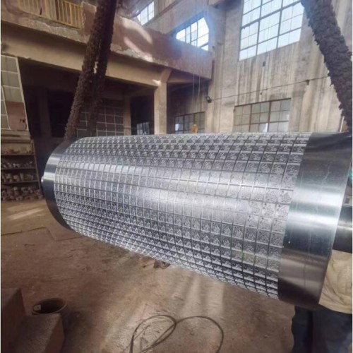 Industry Plastic Embossing Roller CNC Engraved Metal Embossing Roller