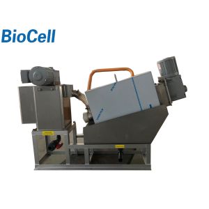  1.9KW SS316 Screw Filter Press Machine For Sludge Dewatering Manufactures