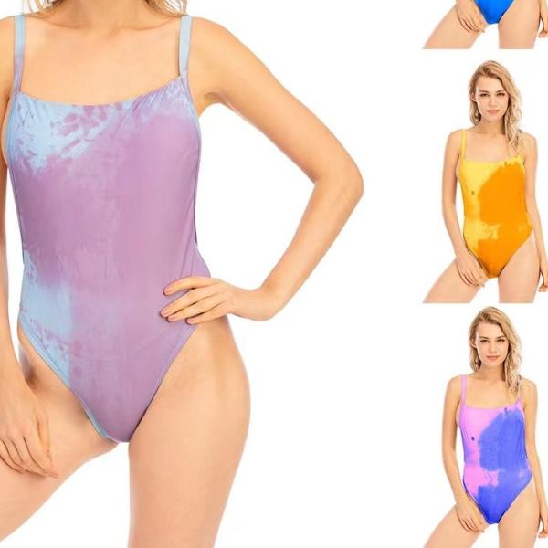 Ladies One Piece Swimsuit Purple Durable Abrasion-Resistant Sexy Women Good