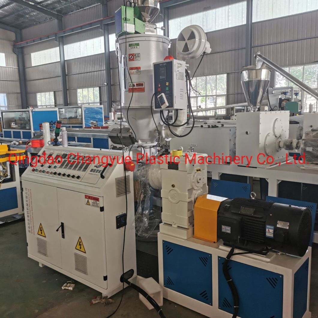 Plastic Pipe Extruder Machine / PE PP Single Wall Corrugated (SWC) Pipe Extrusion Production Line