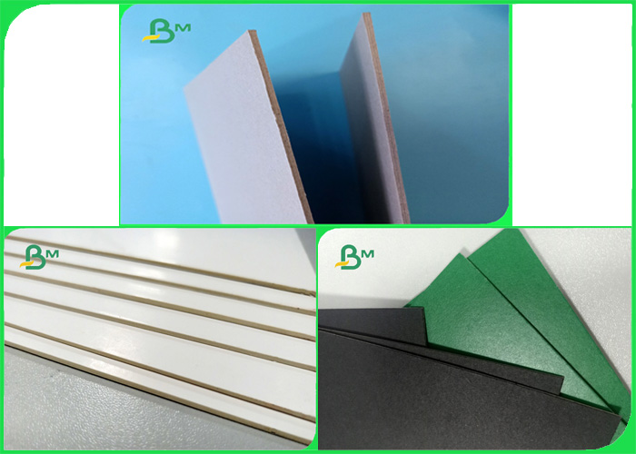 Width 80*110cm mixed pulp 200 - 450gsm Coated duplex board for packing box