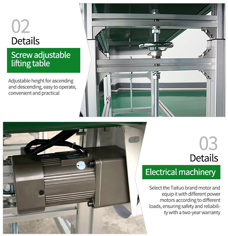 Warehouse Belting Conveyor Manufacturing System PVC Belt Table Production Line