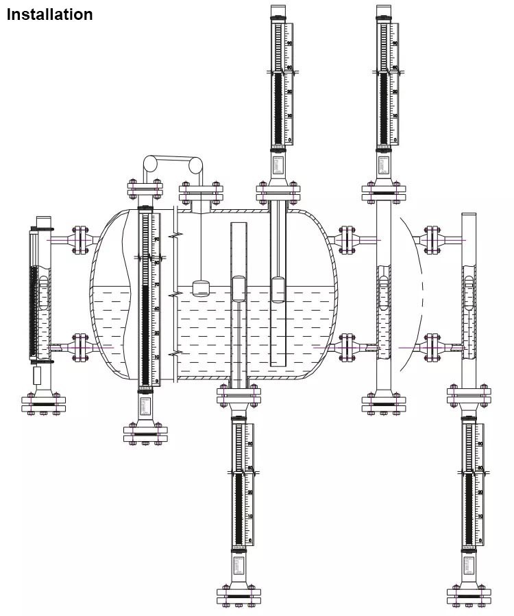 OEM Supplier wireless magnetic Water Tank Level Indicator
