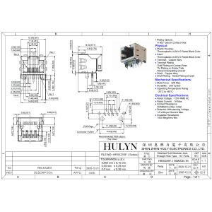 High-speed RJ45Jack, network interface, instead of HRS Hirose, TM11R-5M2-88