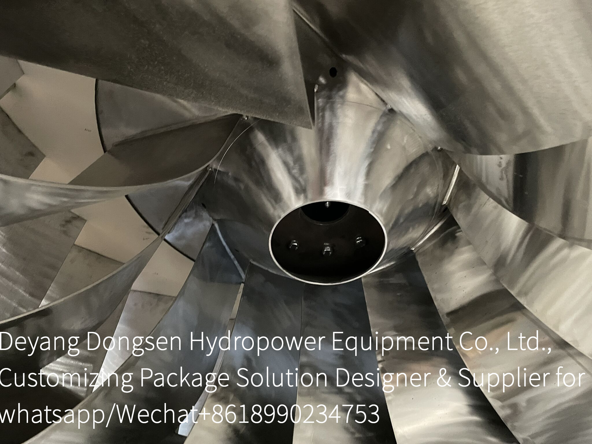 Power Generation Hydro Turbine Runner Made of Hardened Metals with Customized Design