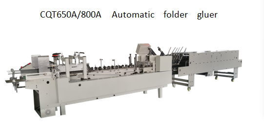 CQT/800A Automatic Folder Gluer Box Making Machine 1600 KG Automatic Grade Automatic