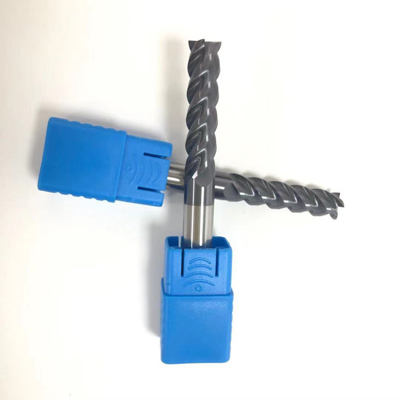 Solid Tungsten Carbide 2 Flute End Mills 6mm For Hardened Steel