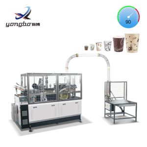 China 2-16oz or Custom Paper Cup Specification Fully Automatic 70-90pcs/Min Coffee Cup Making Machine on sale
