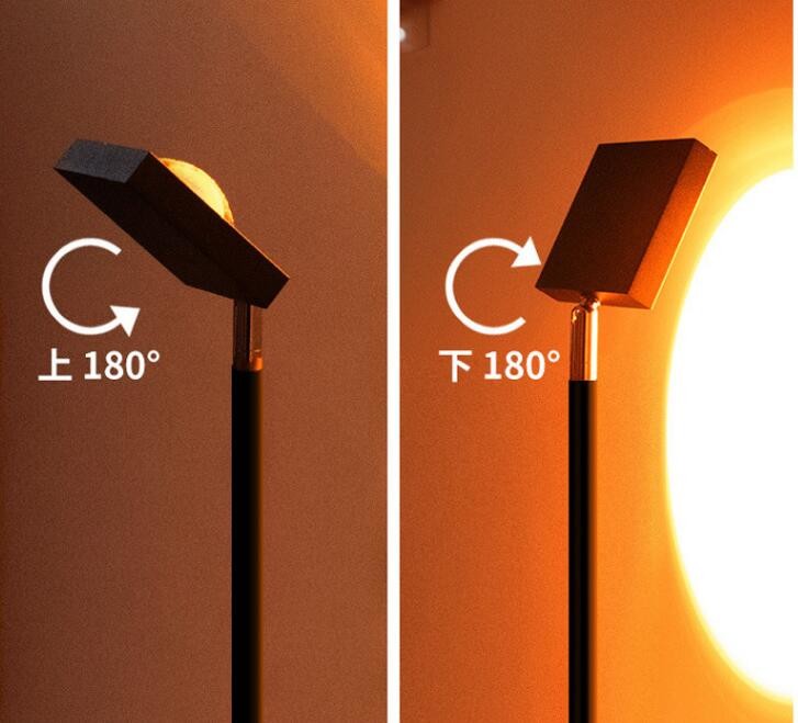 Modern Corner Stand Sunset Led Projector Lamp Photography Colorful USB