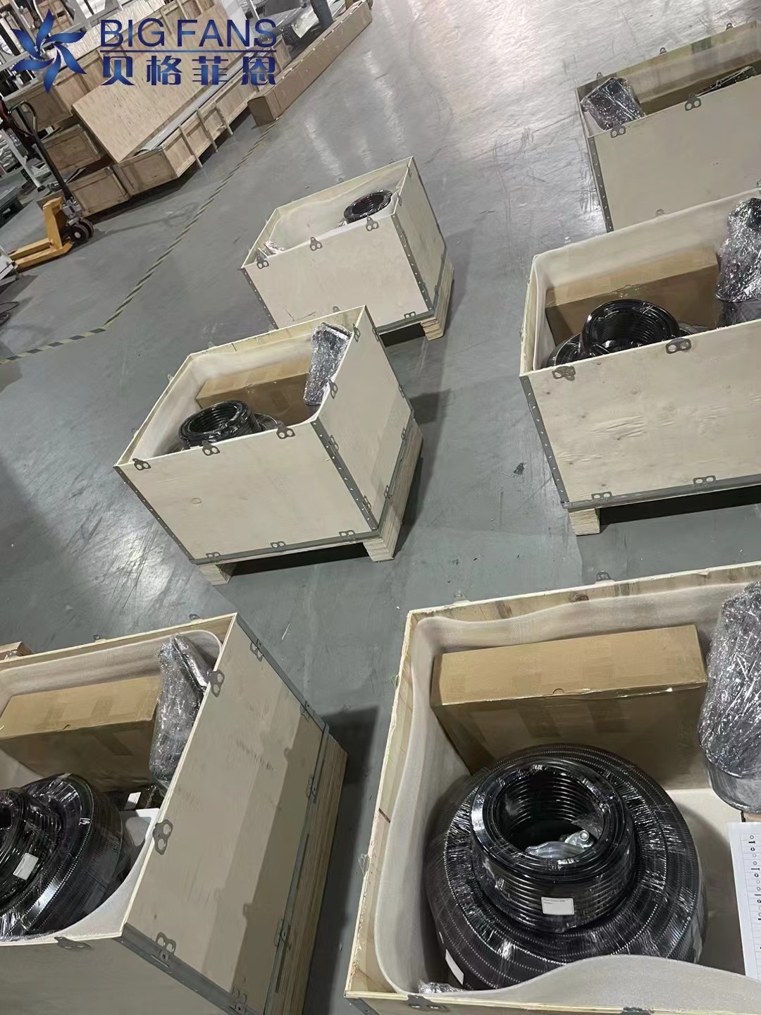8-24FT Low Noise Hvls Cooling Fan Industrial Warehouse Ceiling Fans Good Ventilation