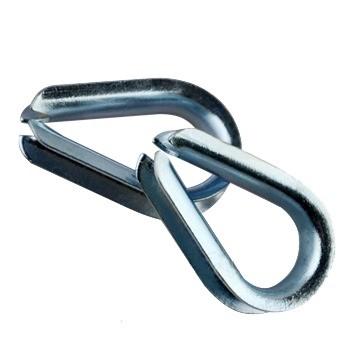 Heavy Duty Stainless Steel Wire Rope Thimbles DIN6899 For Customized Size