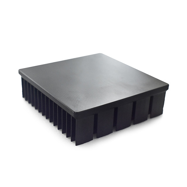 Rustproof Black Anodized Aluminum Heat Sink , Anti Baking Aluminum Extrusion Heatsink