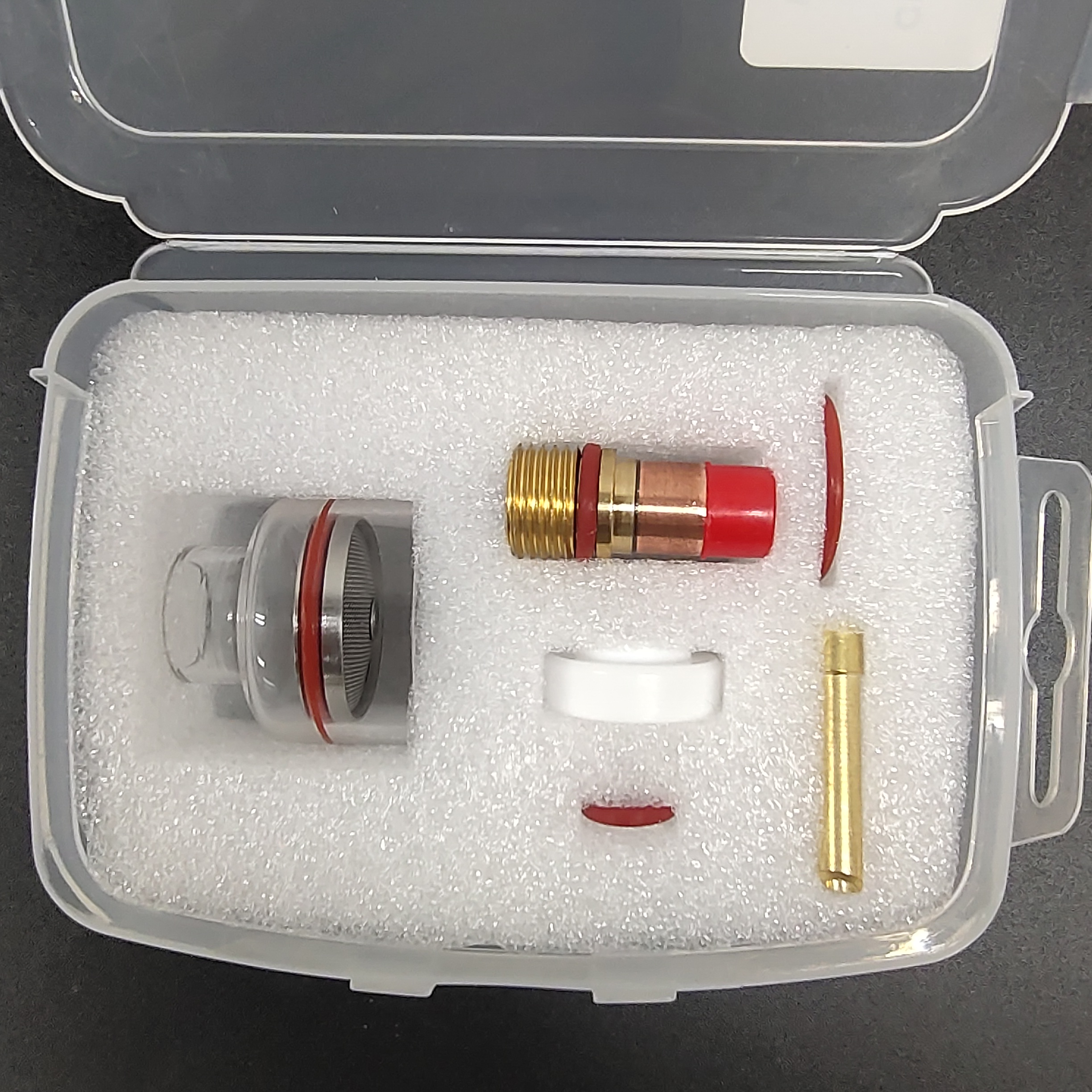 WP16 17 28 1.6mm Stubby Gas Lens 1kg Large Changne Kits with Air Cooling and Ceramic