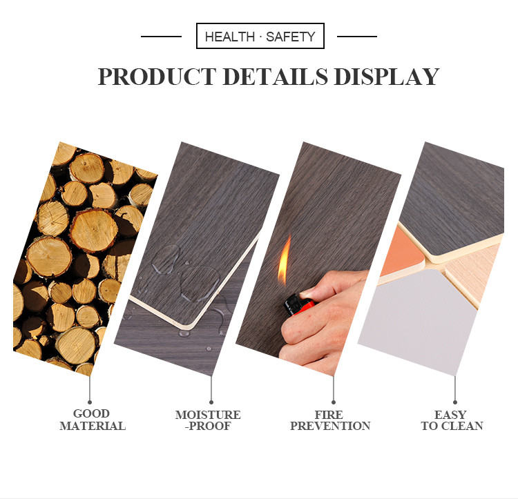 Fireproof Fabric Bamboo Charcoal Wood Veneer Interior Decoration Wall Panels Moisture Proof