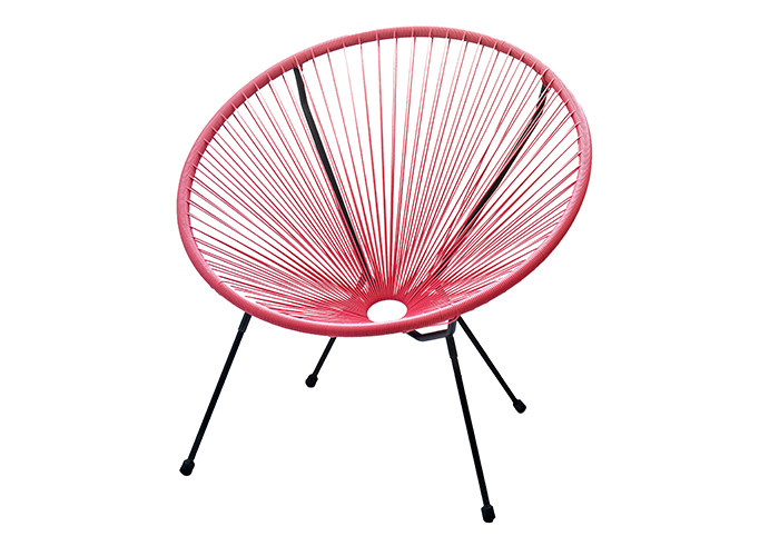 High Density Weaving Garden Rattan Chair , Stackable Rattan Patio Chairs