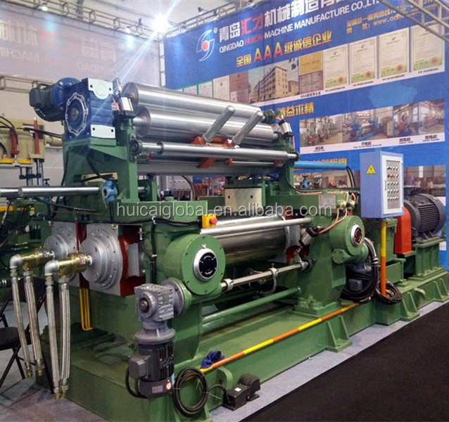 Rubber Sheet Production Line Rubber Sheeting Mill Machine with 450mm Roll Diameter