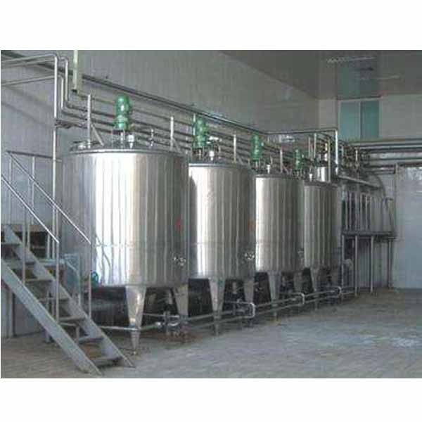 Electric Liquid Detergent High Shear Mixing Tank Stainless Steel Customized