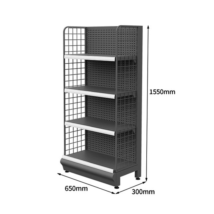 Supermarket Shop Wire Display Shelving Convenience Retail Store Metal Gondola Shelves
