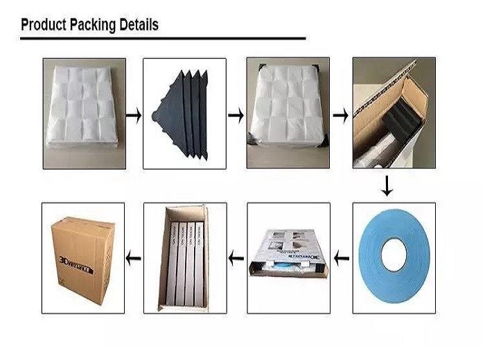 Thickness 1mm Decorative 3d Wall Panels PVC Flexilble Squre Shape