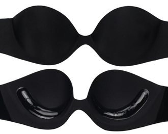 Sexy Strapless plus size underwire one piece Bra self Adhesive