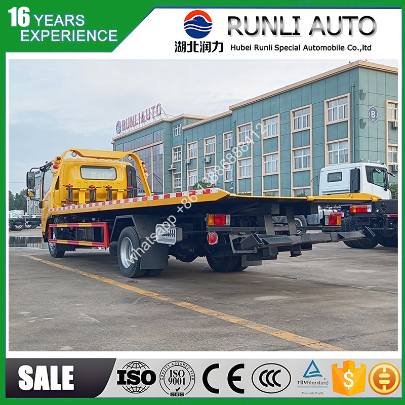 China ISUZU 4*2 Multi-Function Flatbed Recovery Vehicle ,Towing, Salvage, Logistics , 1 Truck for 3 Needs