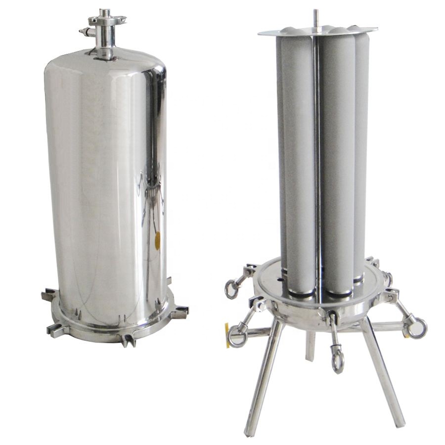 Food Grade Titanium Rod Water Purification Filter Housing for Customization on Farms