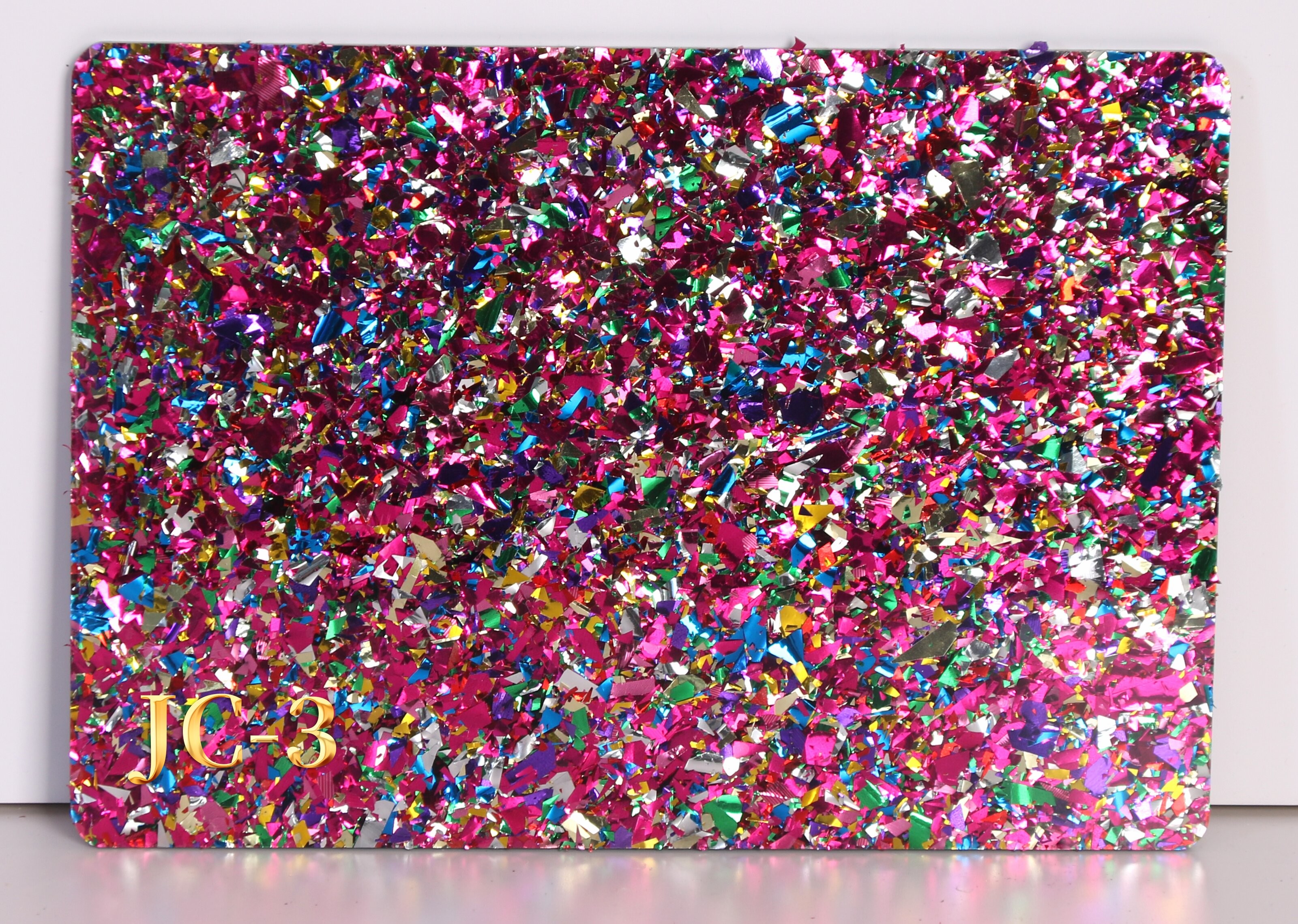 Colorful Glitter Sparkle Acrylic Sheets Confetti Acrylic Sheets