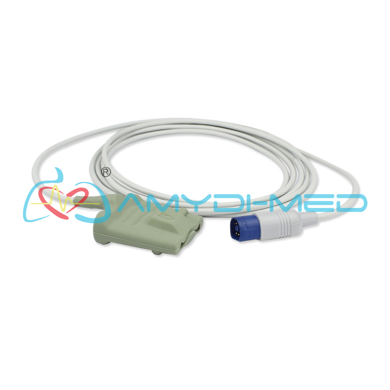 Adult Finger Clip SpO2 Sensor Philips MP40 VM8 8 Pin Surgical Supplies