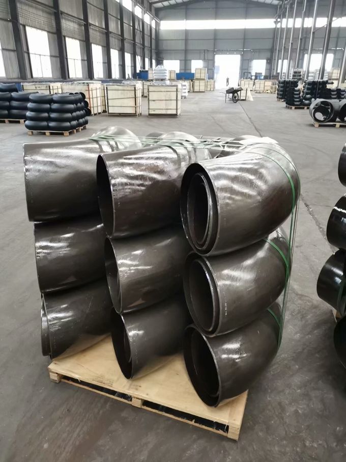 ASME B16.9 Butt Welded Pipe Fittings SCH10 SCH20 STD SCH40 SCH80 Black Steel Elbow 4