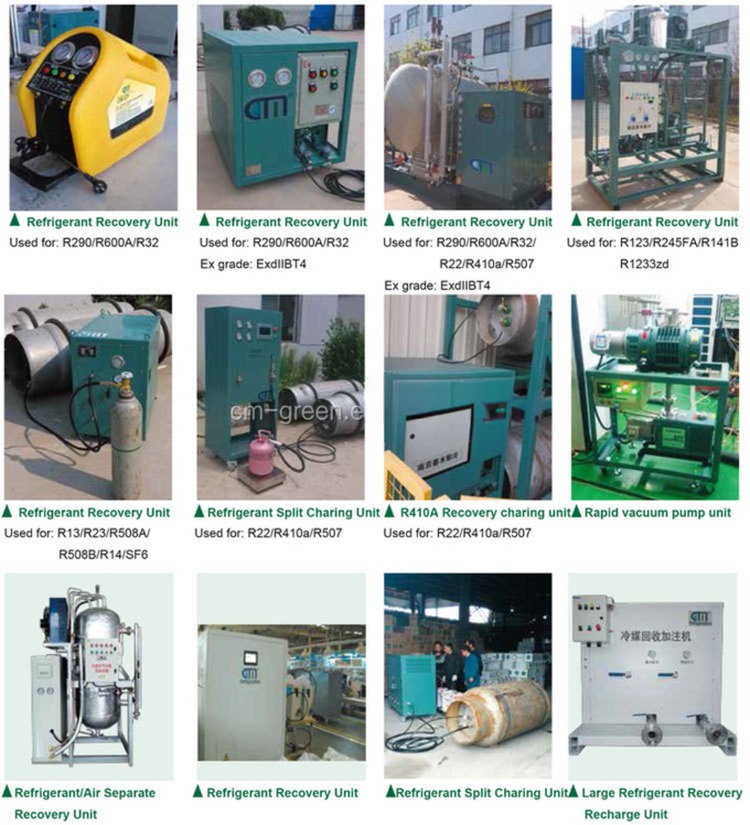 Auto Single Gun Refrigerant Gas Filling Machine For Air Conditioning And Freezer