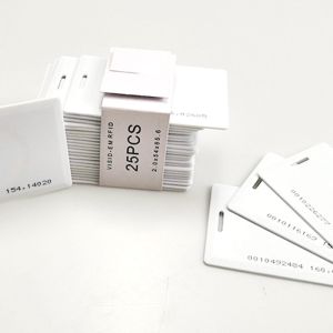 125khz ABS Proximity Clamshell Card With UID Numbers Printing