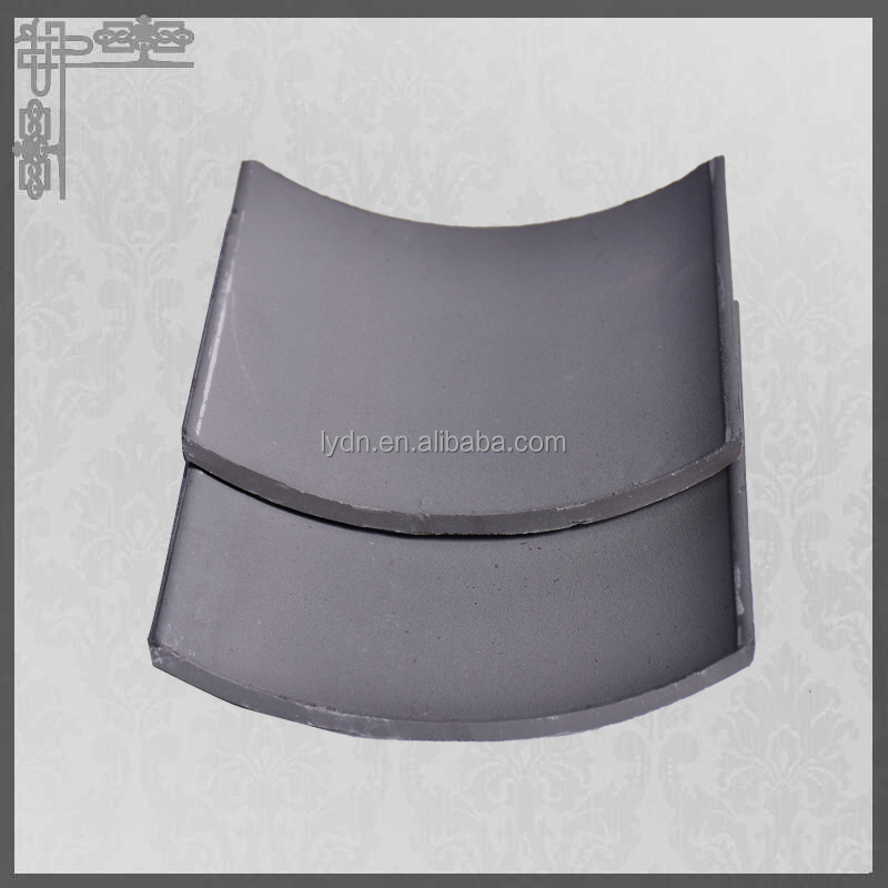 180*180mm Compressive Strength 1500N Chinese Roof Tiles for Buddhist Temple Traditional Material