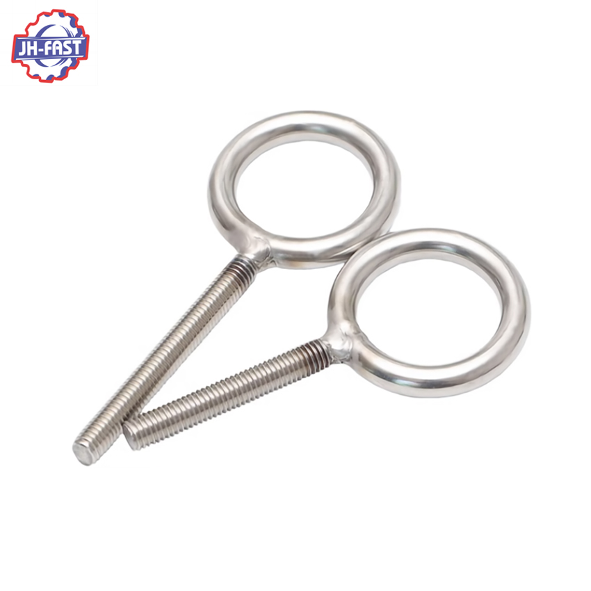 Stainless Steel Lifting Eye Bolt Custom M12 with Nut ISO Standard