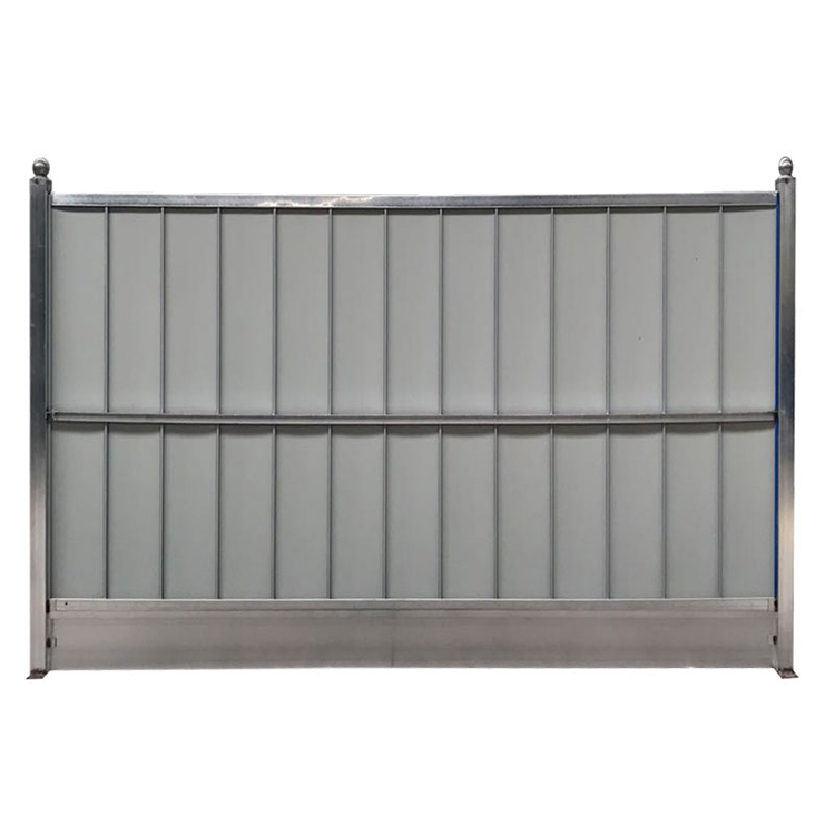 Corrugated Construction Site Steel Hoarding Temporary Fence