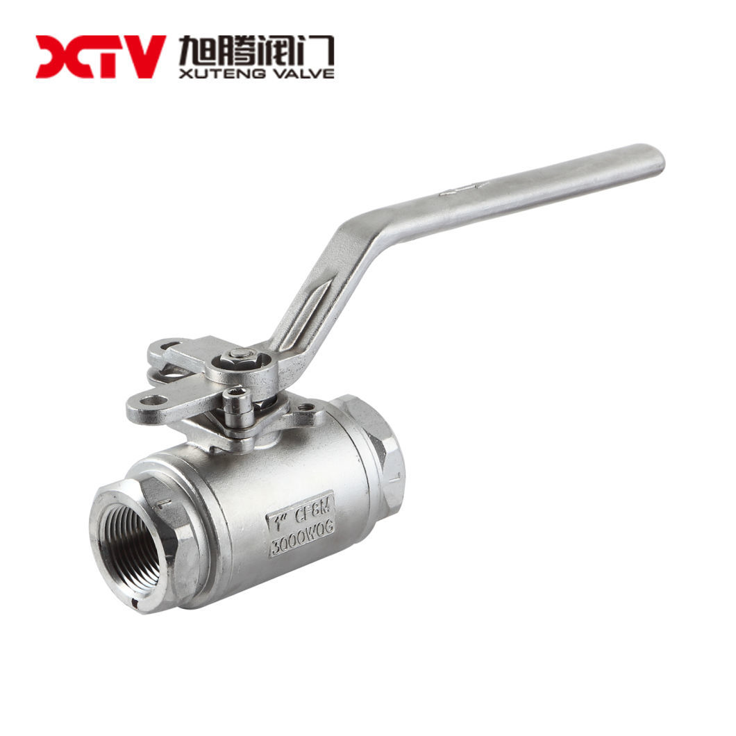 2PC NPT Internal Thread Forged Steel Material Ball Valve Ball Valve