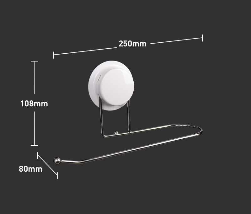 5kg Loading Bathroom Paper Roll Holder , 25cm Wide Paper Roll Dispenser