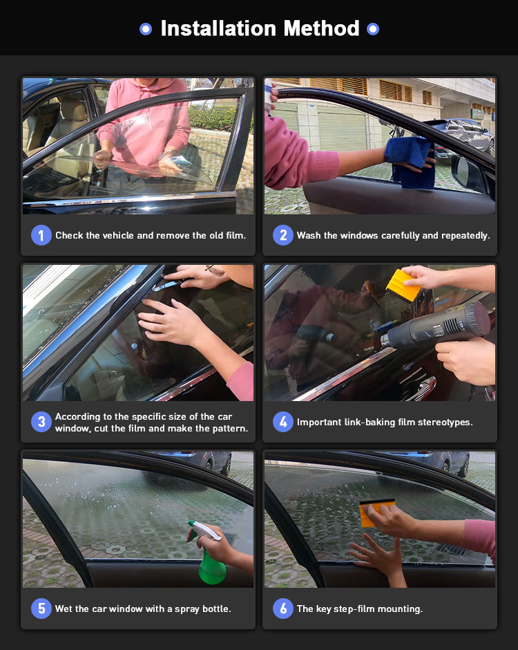 Aurora Car Window Film Clear Vision 2PLY 60% CR Blue Lover Color Chameleon Film
