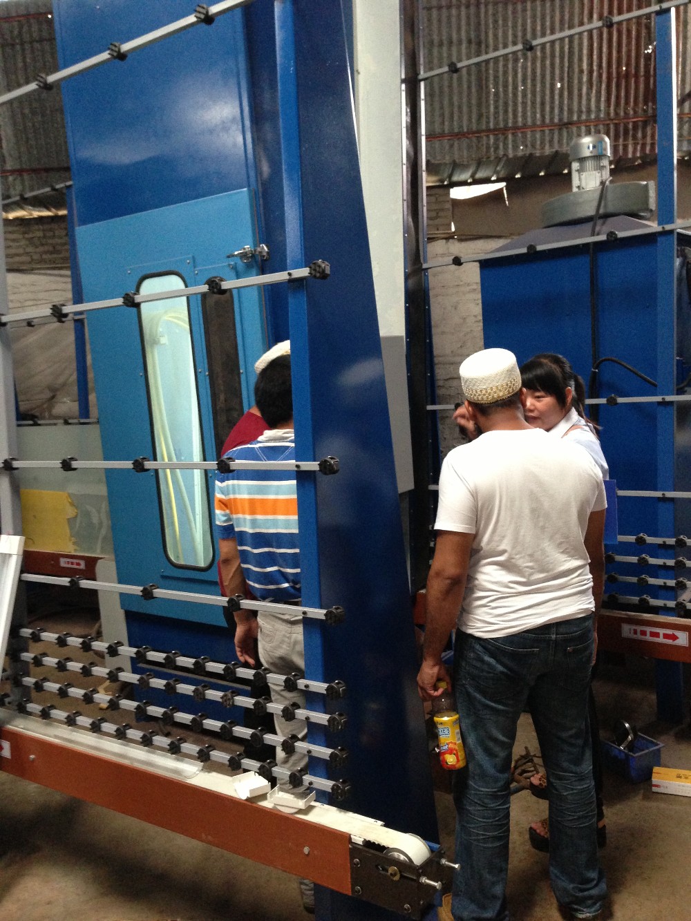 Good quality vertical glass sander machine for etching